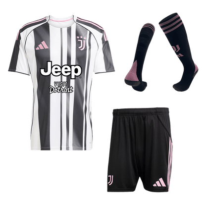 Juventus Thuistenue Kit 2025/26 Zwart&Wit