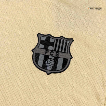 Vente Flash Barcelone Extérieur Maillot Kit 2025/26 Enfant Jaune&Noir