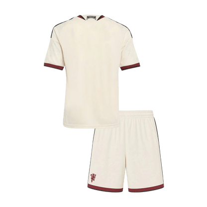 Manchester United Third Maillot Kit 2026/27 Junior Blanc