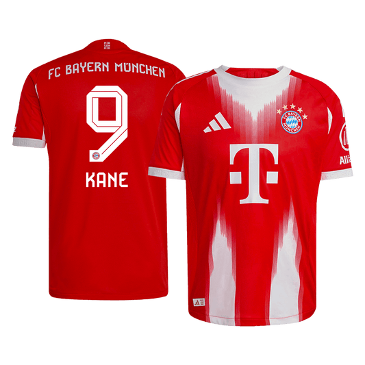 KANE #9 München Thuis shirt 2025/26 Rood Speler
