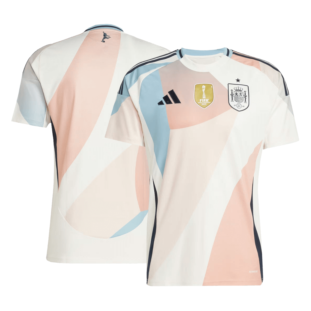 Spanje Voetbalshirt Uit Thuisshirt 2025 - Vrouwen Euro Grote Maat