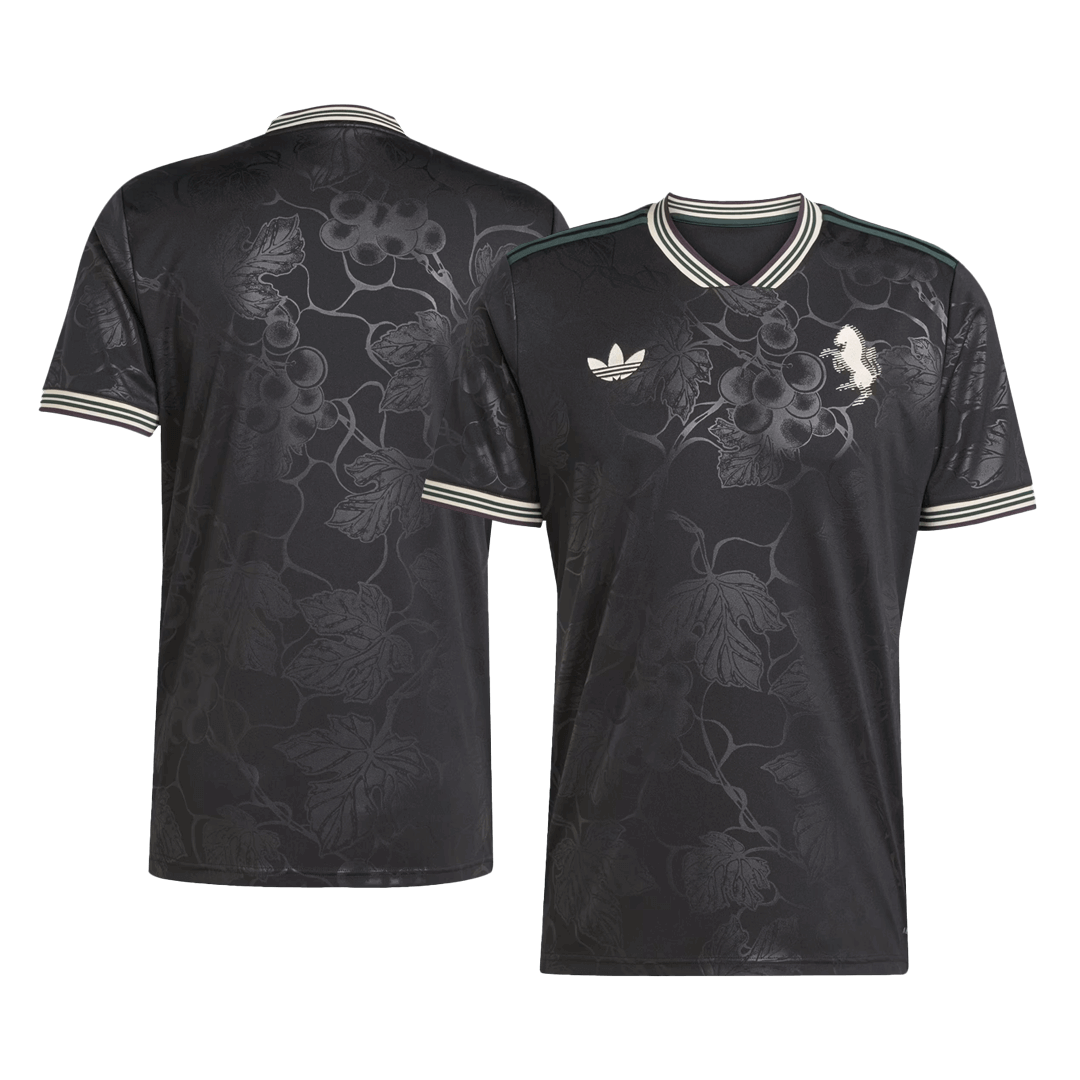 Juventus Derde Thuisshirt 2025/26 Zwart Grote Maten