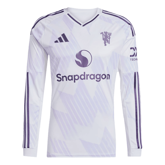 Manchester United Extérieur Maillot Manches Longues 2025/26
