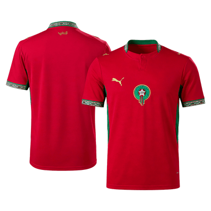 Vente Flash Maroc Domicile Maillot - Coupe du Monde 2026 Rouge