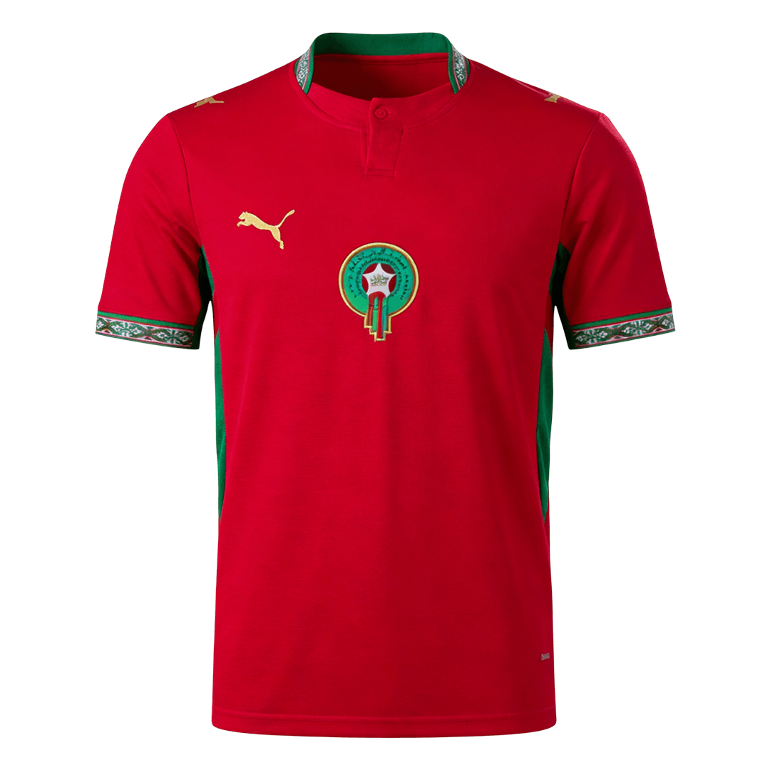 Vente Flash Maroc Domicile Maillot - Coupe du Monde 2026 Rouge