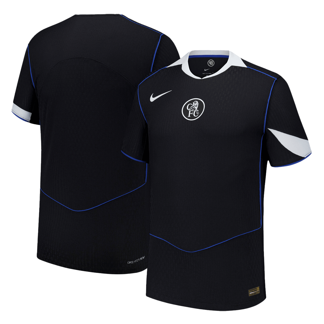 Chelsea Derde Thuisshirt 2025/26 Zwart Authentiek Grote Maat