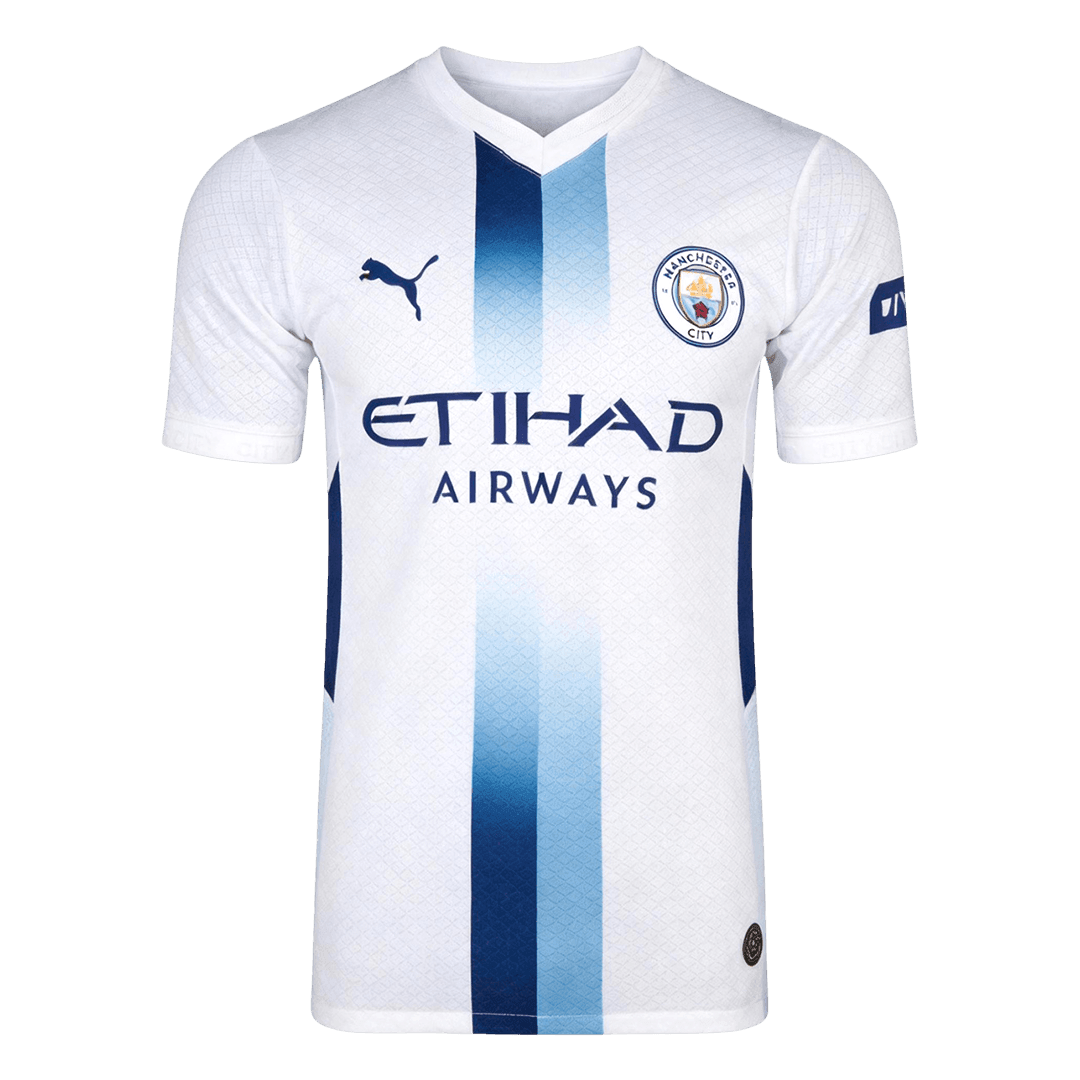 HAALAND #9 Manchester City Third Maillot 2026/27 Blanc Joueur
