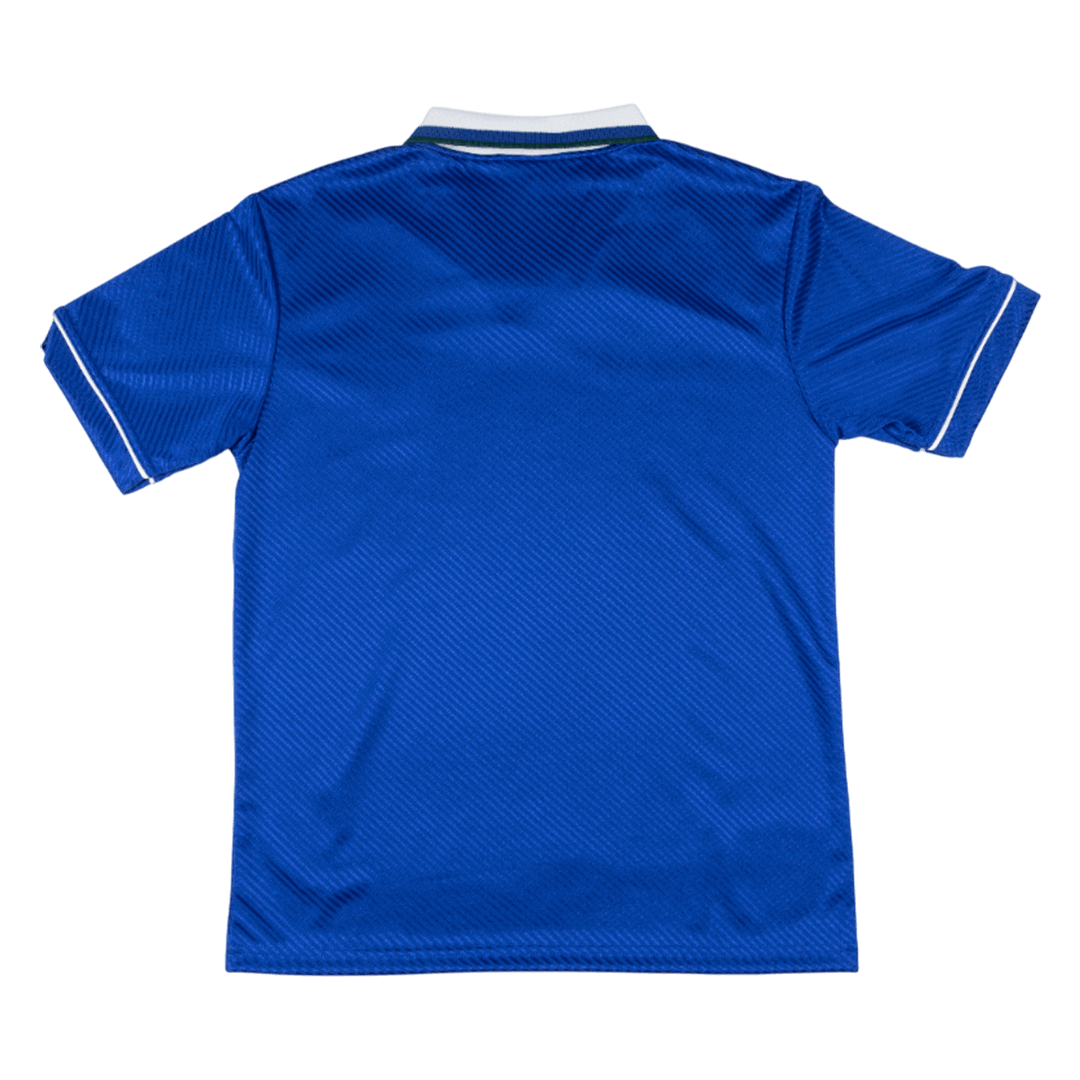 Retro Brazilië Uitshirt 94/96 Blauw