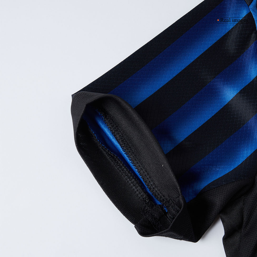 Inter Milan Thuisshirt Kit 2025/26 Junior Blauw&Zwart