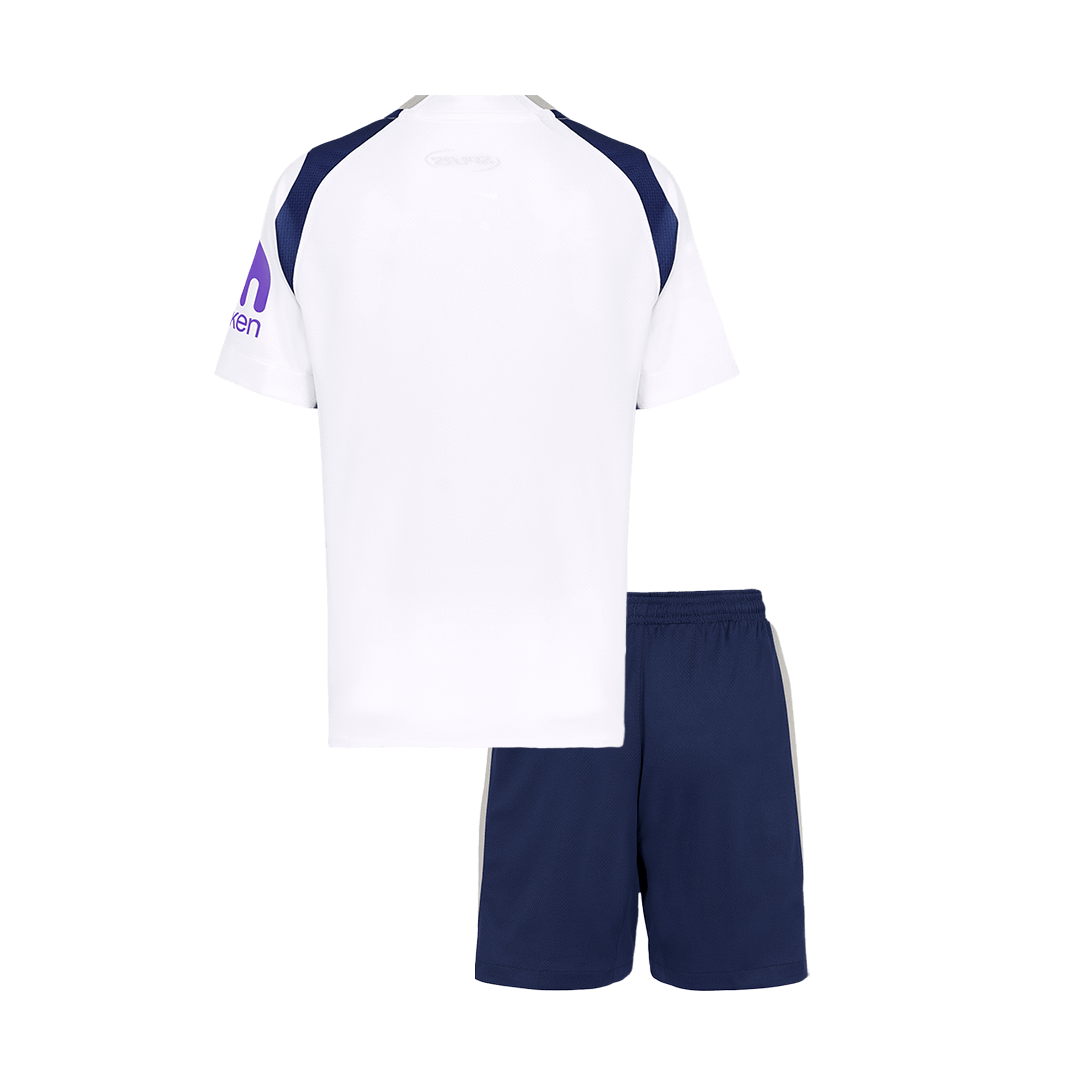 Tottenham Hotspur Thuisshirt Kit 2025/26 Junior Wit