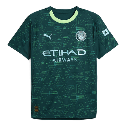 Manchester City Fourth Maillot 2025/26 Vert