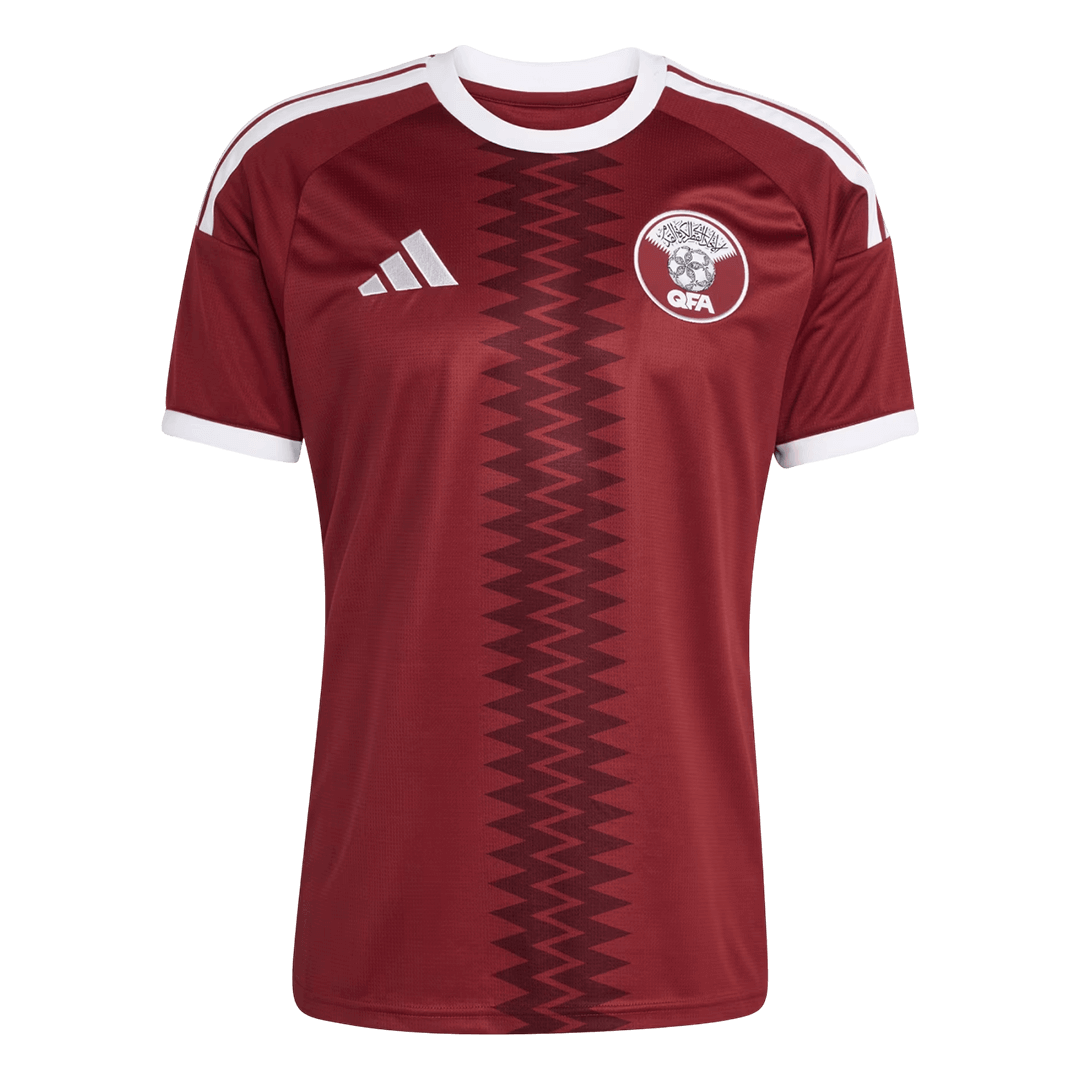 Qatar Thuis Shirt - Wereldkampioenschap 2026 Rood Grote Maat