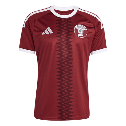 Qatar Thuis Shirt - Wereldkampioenschap 2026 Rood Grote Maat