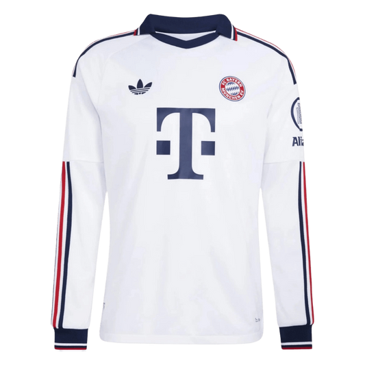 Munich Extérieur Maillot Manches Longues 2026/27 Blanc
