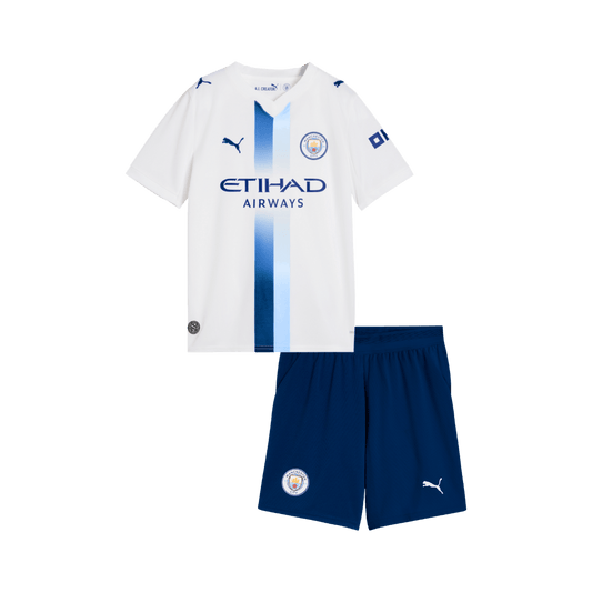 Vente Flash Manchester City Third Maillot Kit 2026/27 Enfant Blanc