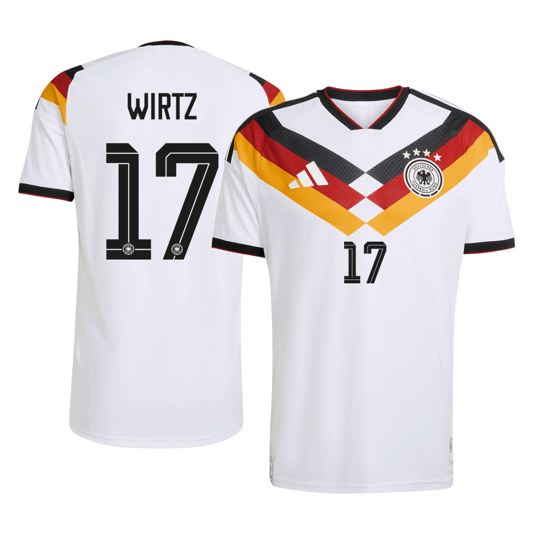 WIRTZ #17 Duitsland Thuistenue WK 2026 Wit Speler