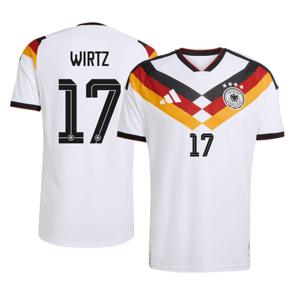 WIRTZ #17 Duitsland Thuistenue WK 2026 Wit Speler