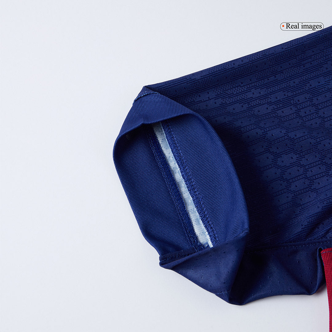 KOUNDE #23 Barcelona Thuisshirt 2025/26 Rood en Blauw Authentiek - UCL