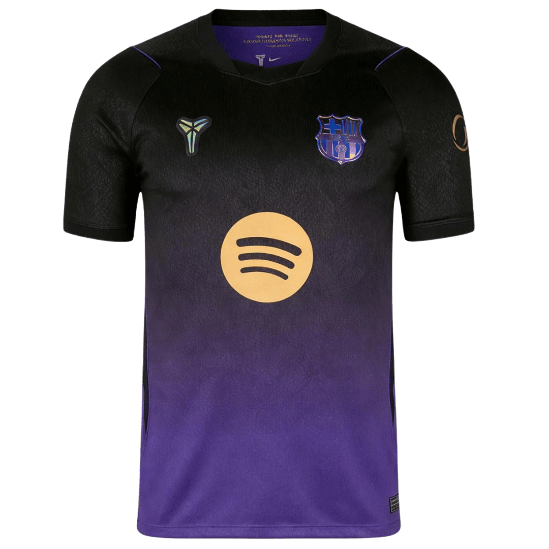 Barcelone Extérieur Maillot 2026/27 Black/Purple Joueur