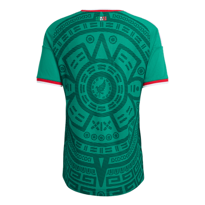Vente Flash Mexique Domicile Maillot Coupe du Monde 2026 Vert Joueur