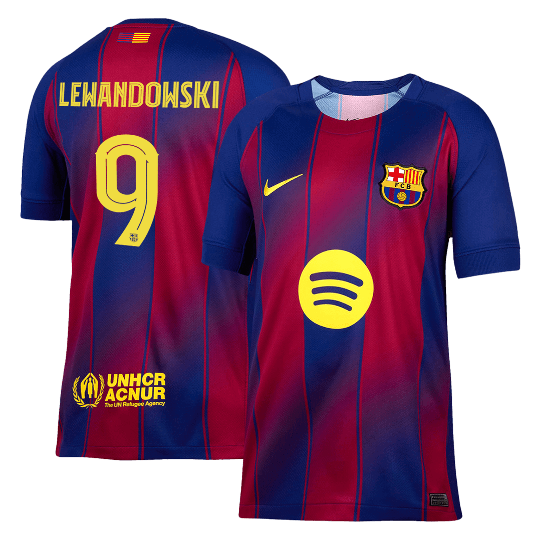 LEWANDOWSKI #9 Barcelona Thuisshirt 2025/26 - UCL