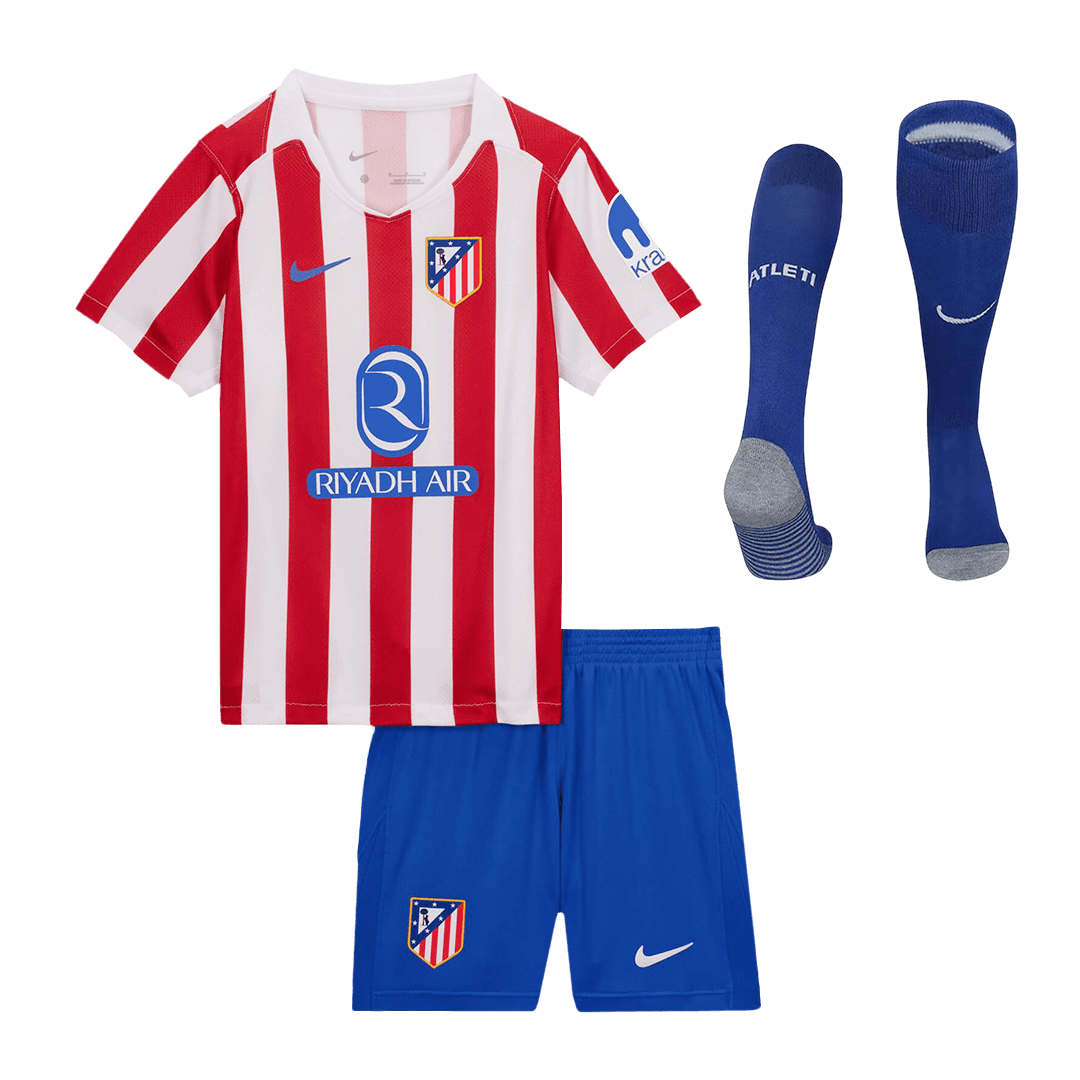 Atlético Thuisshirt Tenue 2025/26 Junior Rood&Wit