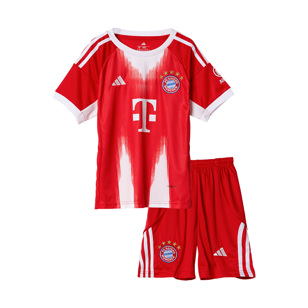 Vente Flash Munich Domicile Maillot Kit 2025/26 Enfant Rouge
