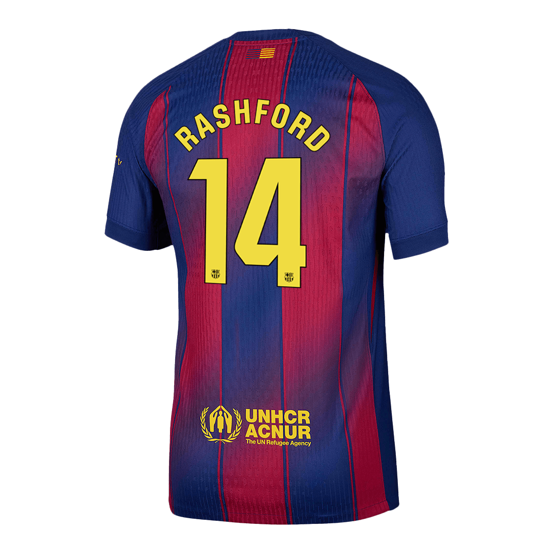 RASHFORD #14 Barcelona Thuisshirt 2025/26 Authentiek
