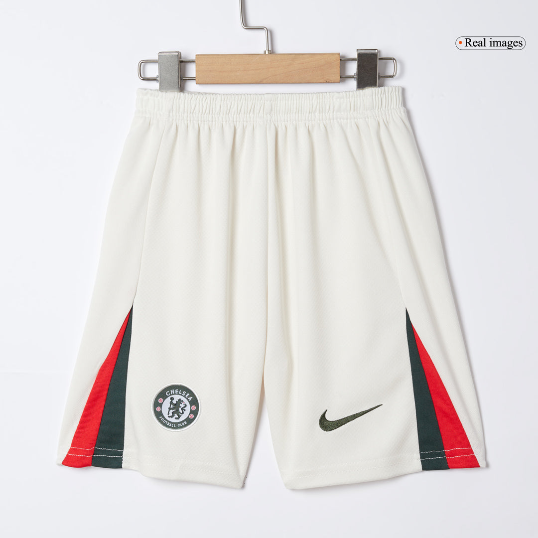 Chelsea Uitshirt Tenue 2025/26 Junior Wit