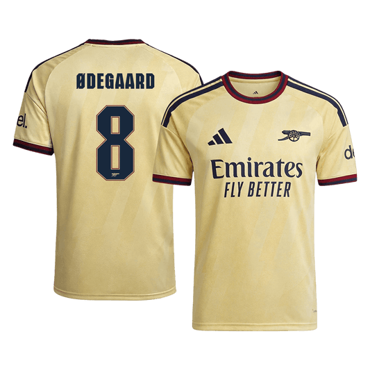 ØDEGAARD #8 Arsenal Third Maillot 2026/27 Jaune Joueur - UCL