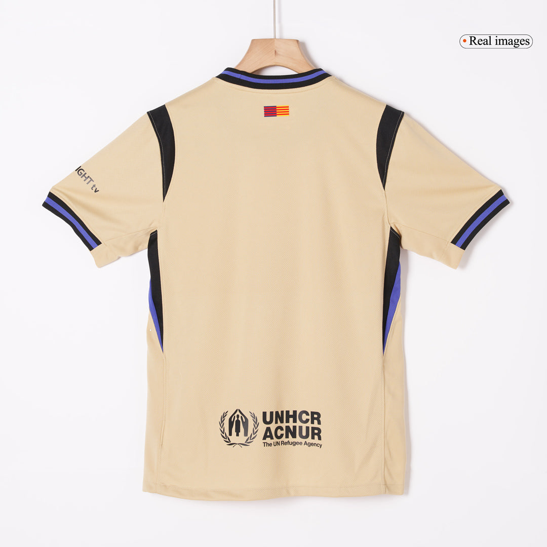 PEDRI #8 Barcelona Uit Thuisshirt 2025/26 Geel - UCL