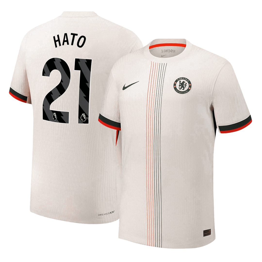 HATO #21 Chelsea Uit Thuisshirt 2025/26 Wit Authentiek
