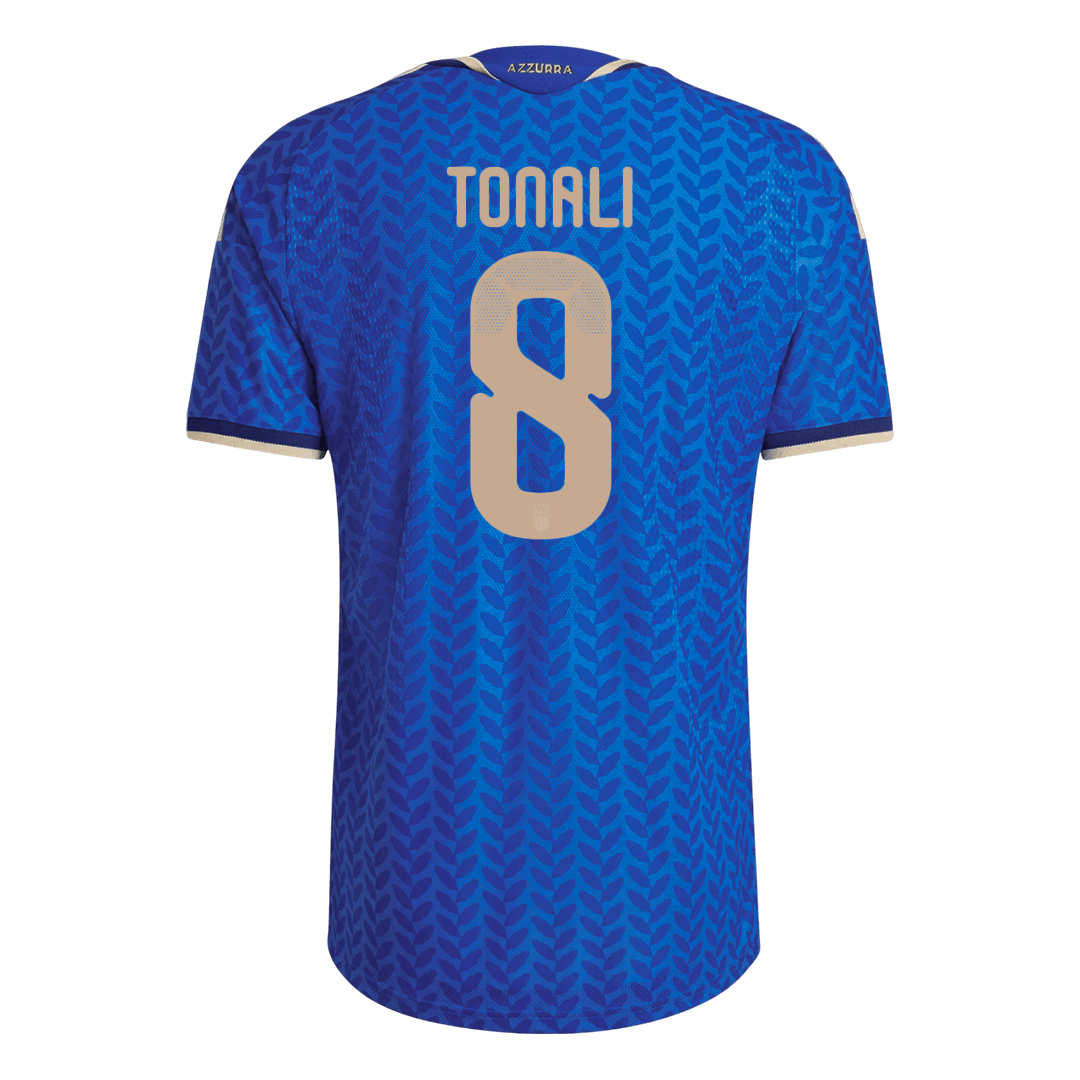 TONALI #8 Italië Thuis Wereldkampioenschap 2026 Shirt Blauw Speler