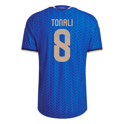 TONALI #8 Italië Thuis Wereldkampioenschap 2026 Shirt Blauw Speler