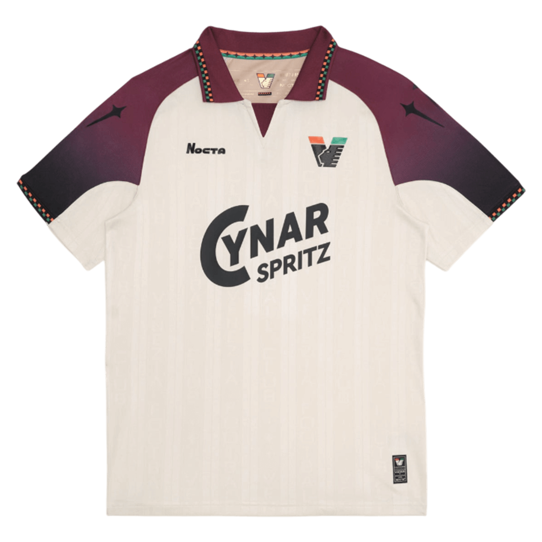 Venezia FC Uitshirt 2025/26 Beige Grote Maat
