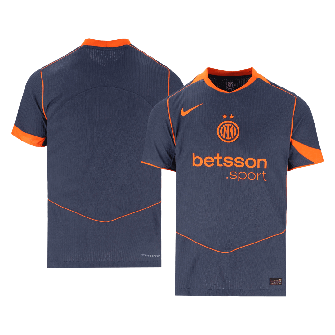 Inter Milan Derde Thuisshirt 2025/26 Marineblauw Authentic Grote Maat