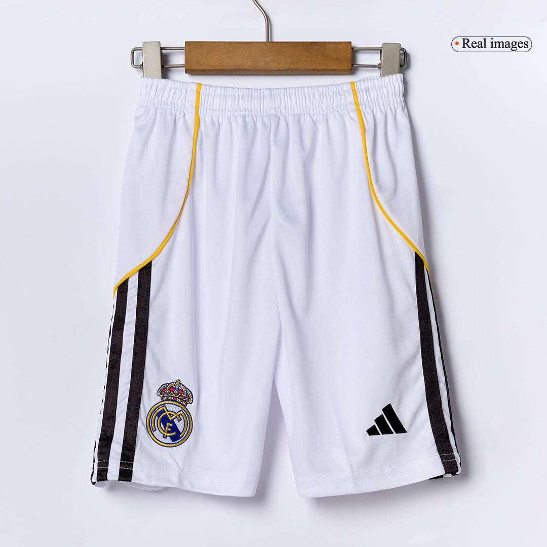 Real Madrid Thuis Thuisshirt Kit 2025/26 Kind Wit