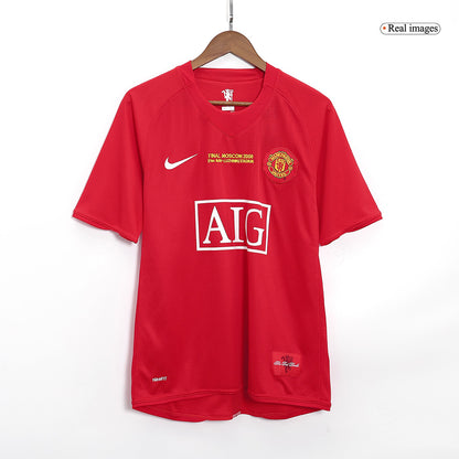 Retro Manchester United Thuisshirt 2007/08 - UCL Finale