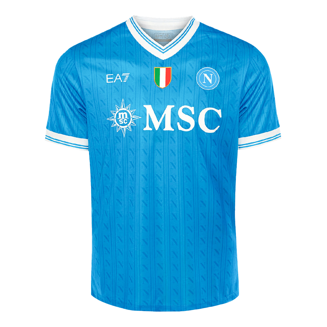 LUKAKU #9 Naples Domicile Maillot 2025/26 Bleu