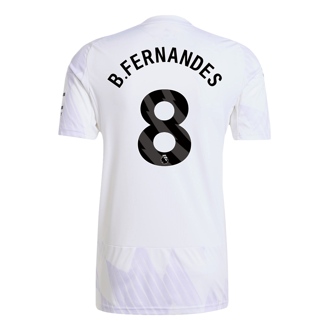 B.FERNANDES #8 Manchester United Uit Thuisshirt 2025/26 Grote Maten
