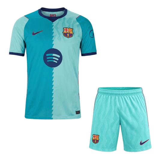 Barcelone Third Maillot Kit 2026/27 Bleu