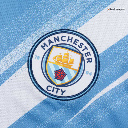 REIJNDERS #4 Manchester City Thuisshirt 2025/26 Blauw - Super