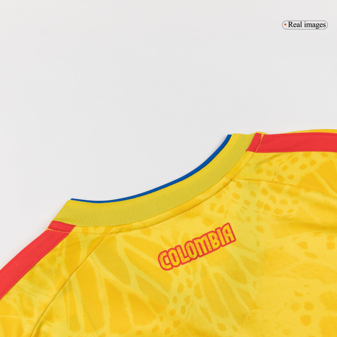 LUIS DÍAZ #7 Colombia Thuisshirt Wereldkampioenschap 2026 Geel
