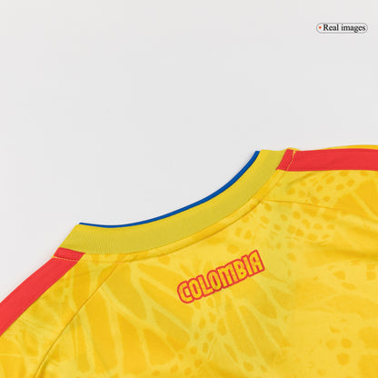 LUIS DÍAZ #7 Colombia Thuisshirt Wereldkampioenschap 2026 Geel