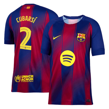 CUBARSÍ #2 Barcelona Thuisshirt 2025/26 - UCL