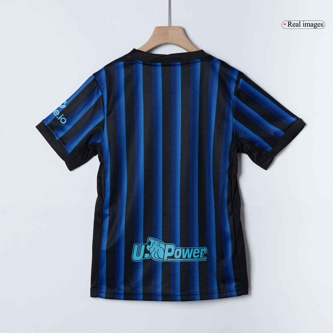 Inter Milan Thuisshirt Kit 2025/26 Junior Blauw&Zwart