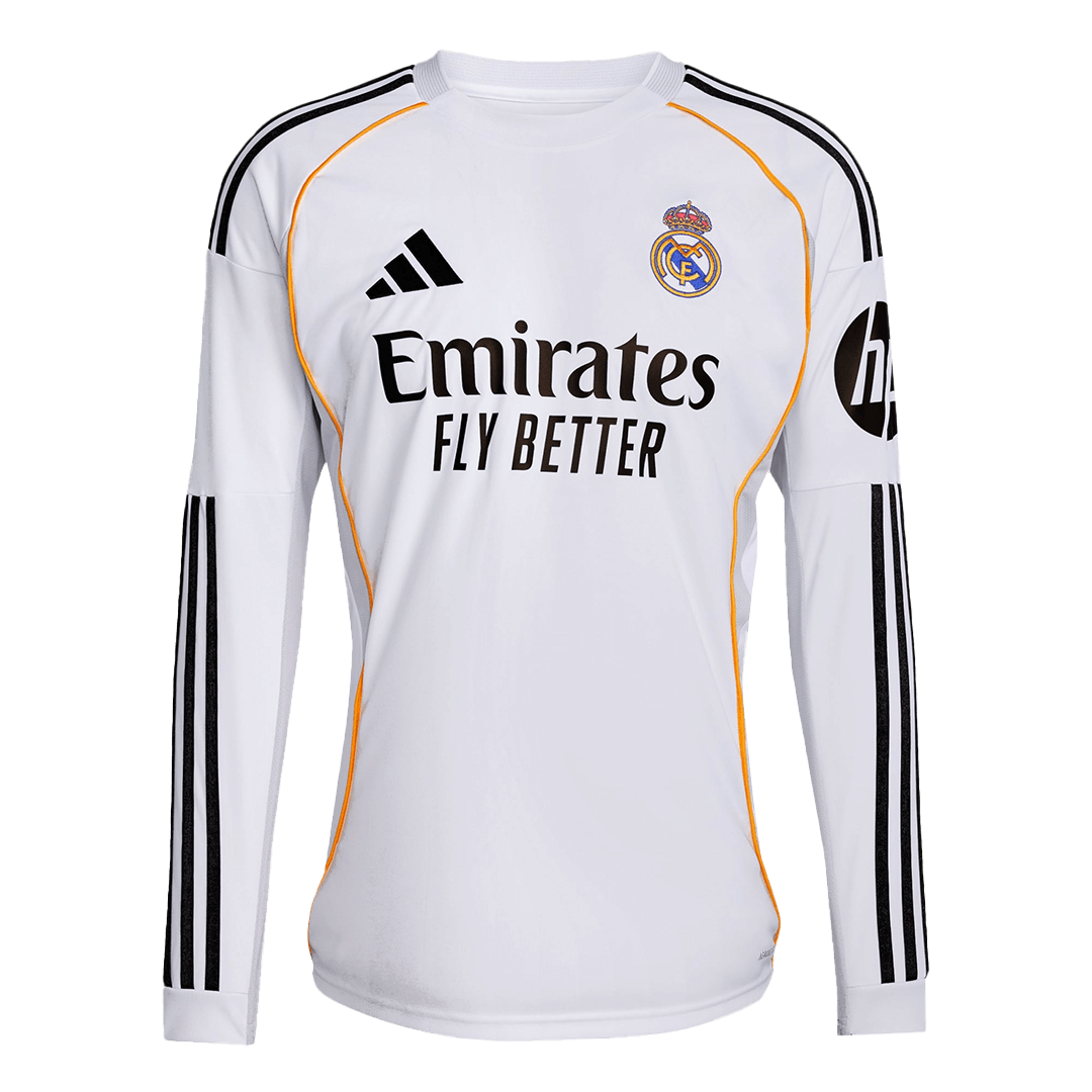 Real Madrid Thuisshirt Lange Mouwen 2025/26