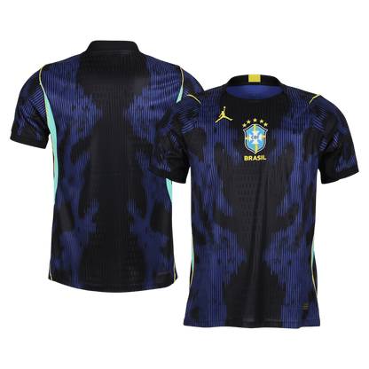Brazilië Uitshirt - WK 2026 Marineblauw Speler