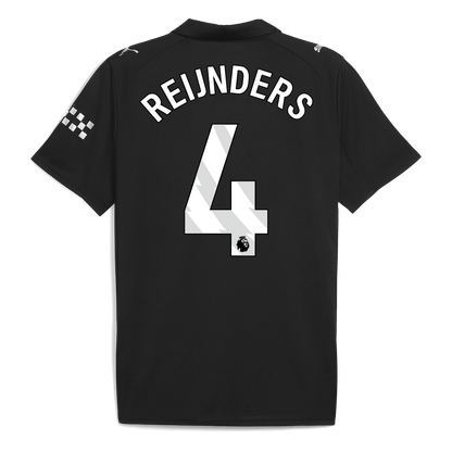 REIJNDERS #4 Manchester City Uitshirt 2025/26 Zwart