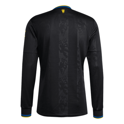 Manchester United Derde Shirt Lange Mouwen 2025/26 Zwart